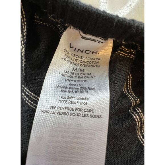 Vince Loungewear Shorts black chalk stripe M - Picture 5 of 6